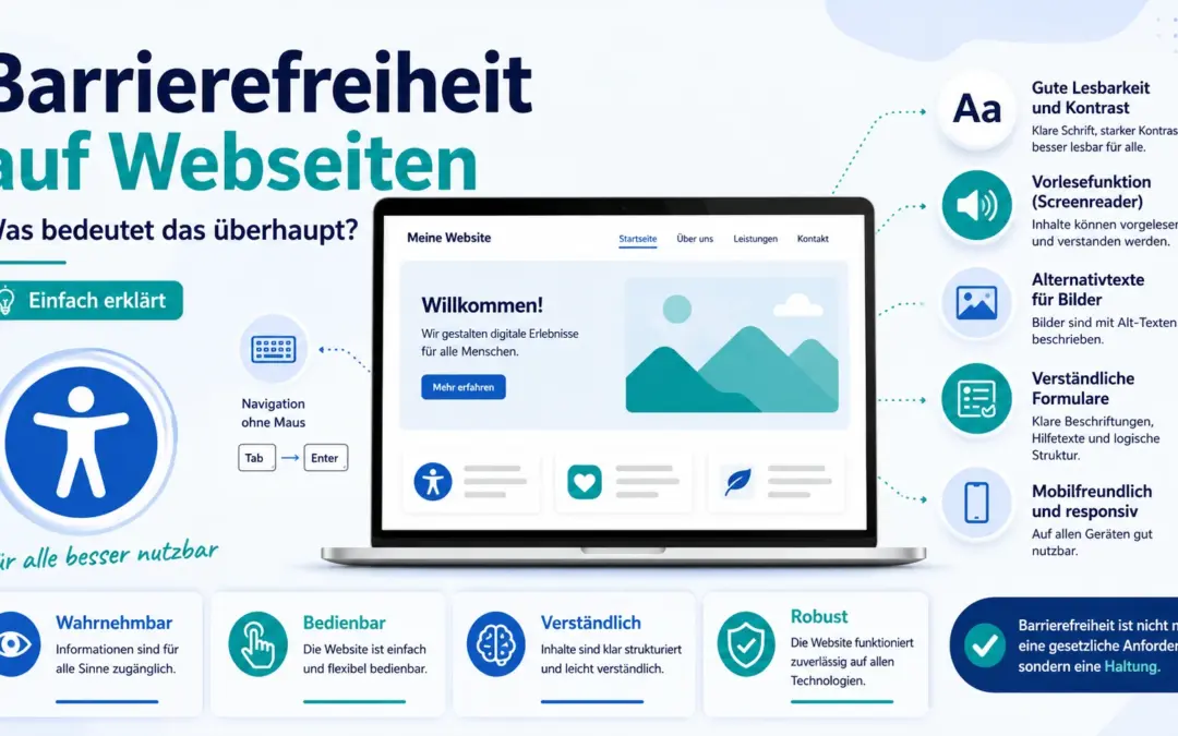 Barrierefreiheit auf Webseiten: Was bedeutet das überhaupt?