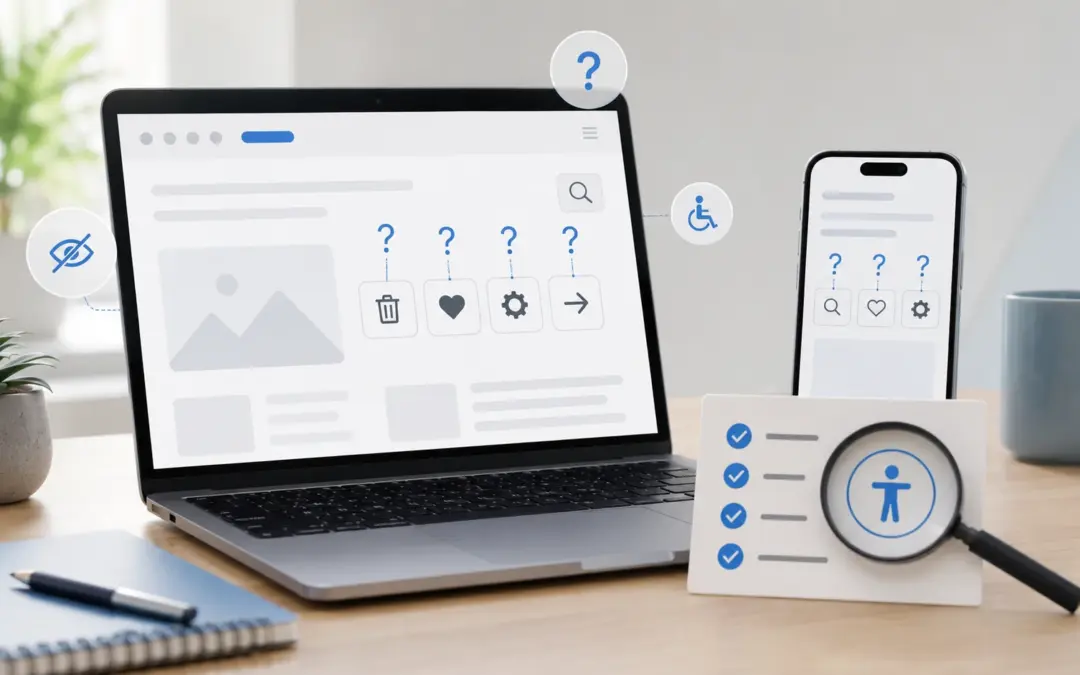 Warum Buttons nicht nur aus Icons bestehen sollten