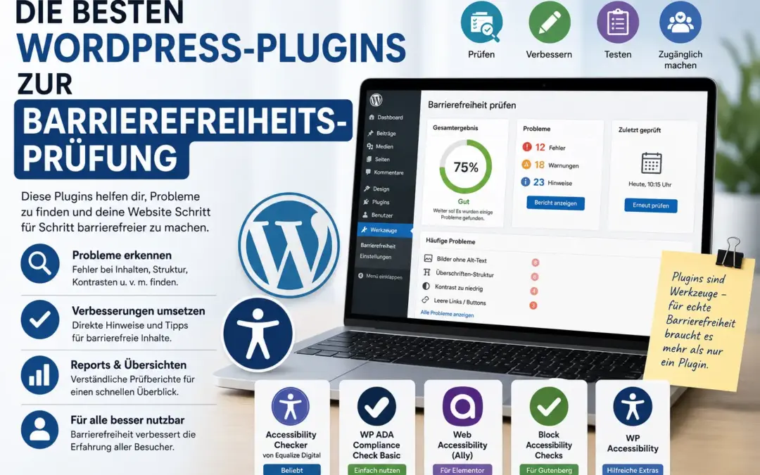 Die besten WordPress-Plugins zur Barrierefreiheitsprüfung