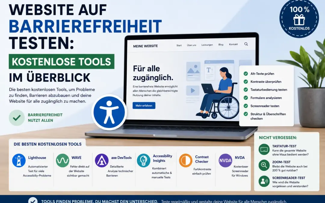 Website auf Barrierefreiheit testen: Kostenlose Tools im Überblick